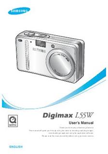 Samsung Digimax L 55 manual. Camera Instructions.